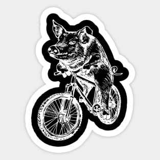 SEEMBO Pig Cycling Bicycle Hog Cyclist Bicycling Bike Biking Sticker